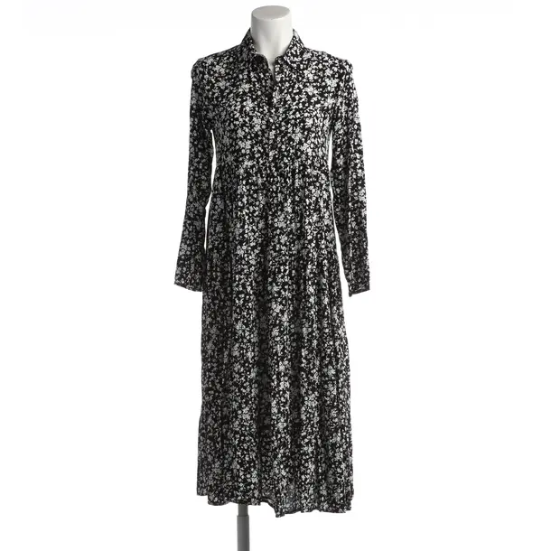 Kleid in Schwarz, Viskose, Ganni