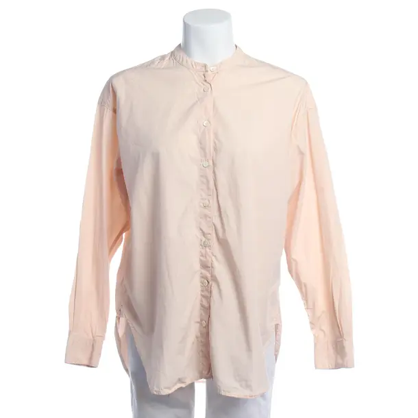 Blouse in Orange, Cotton, Closed