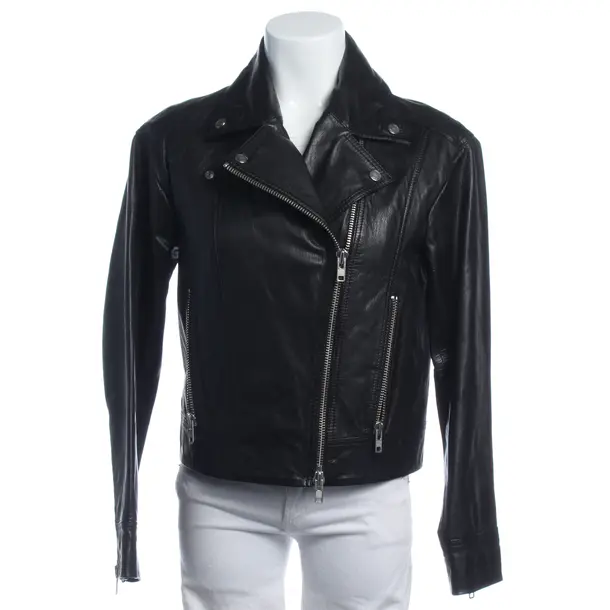 LeatherJacket in Black, Leather, Drykorn