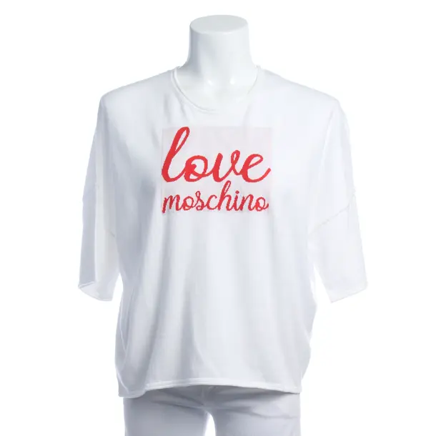 Shirt in White, Cotton, Love Moschino