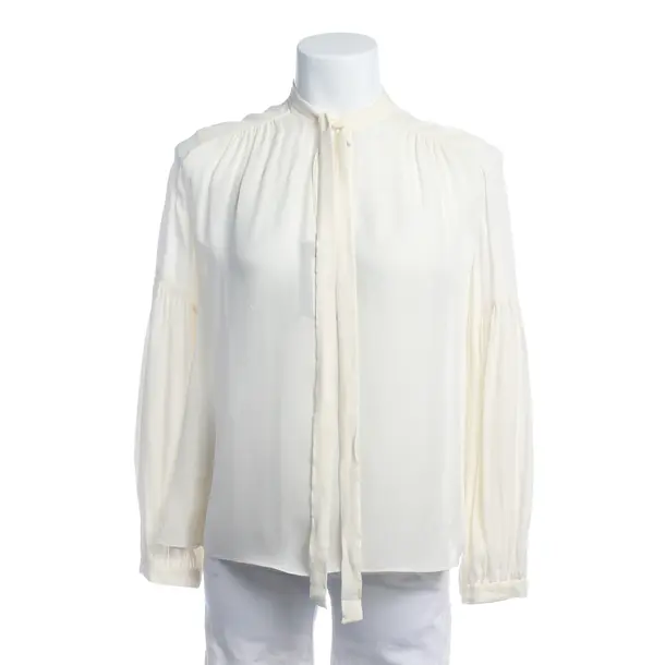 Blouse in White, Silk, Emporio Armani