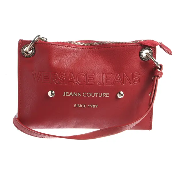 Shoulder Bag in Red, Leather, Versace Jeans Couture