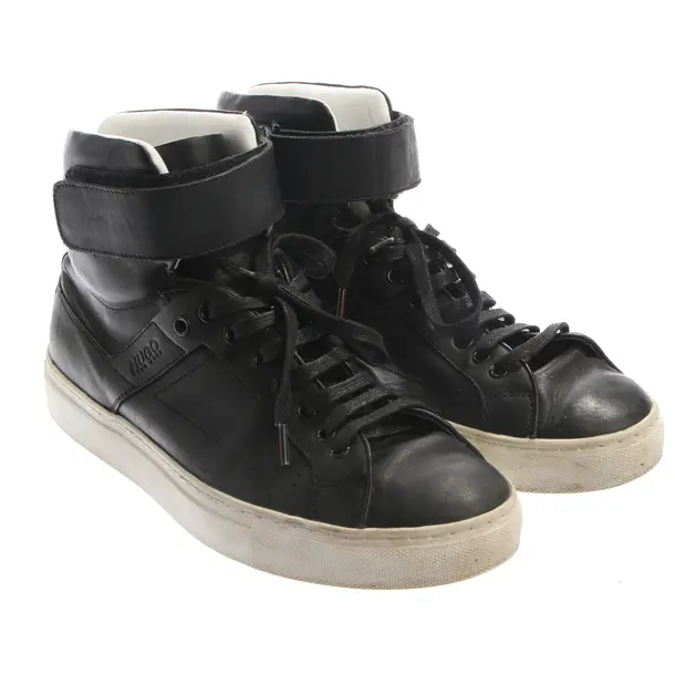 High-Top Sneakers in Black, , Hugo Boss