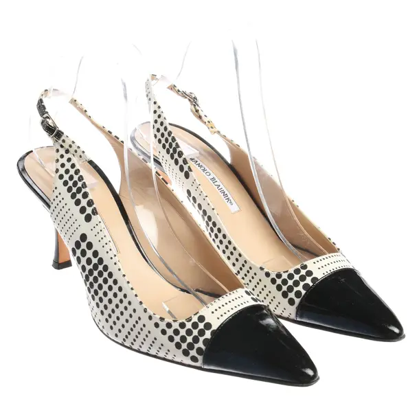 Slingbacks in Black, , Manolo Blahnik