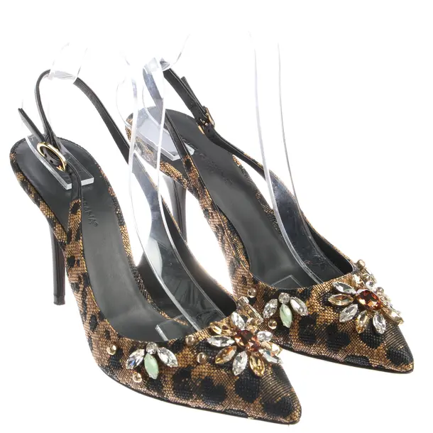 Slingbacks in Black, , Dolce & Gabbana