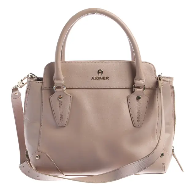 Handbag in Pink, Leather, Aigner