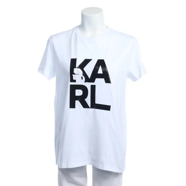Shirt in White, Cotton, Karl Lagerfeld