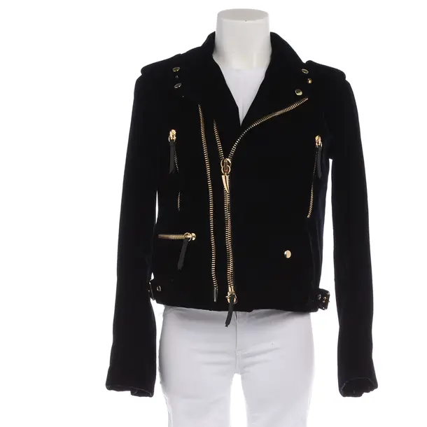 Übergangsjacke in Blau, Viskose, Giuseppe Zanotti