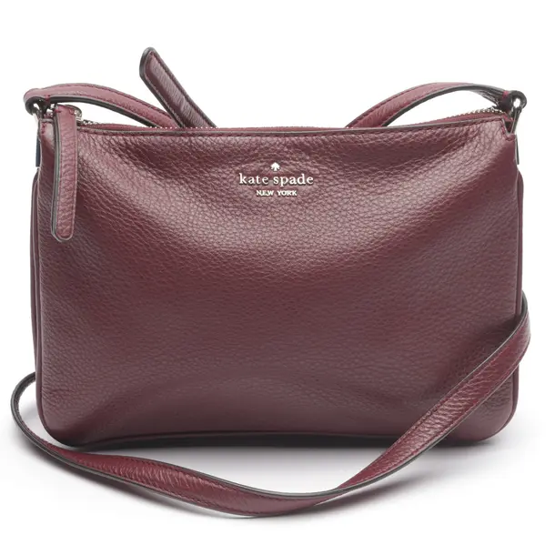 Cross Body Bag in Red, Leather, Kate Spade New York