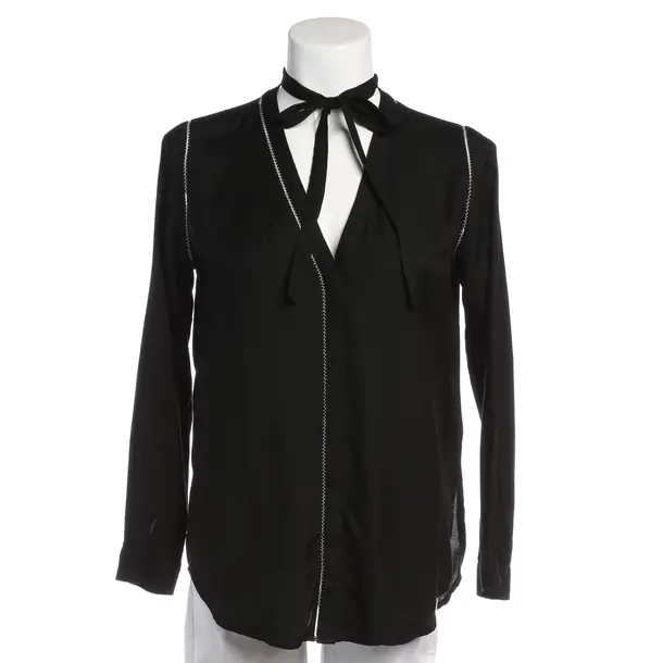 Bluse in Schwarz, Viskose, Maje