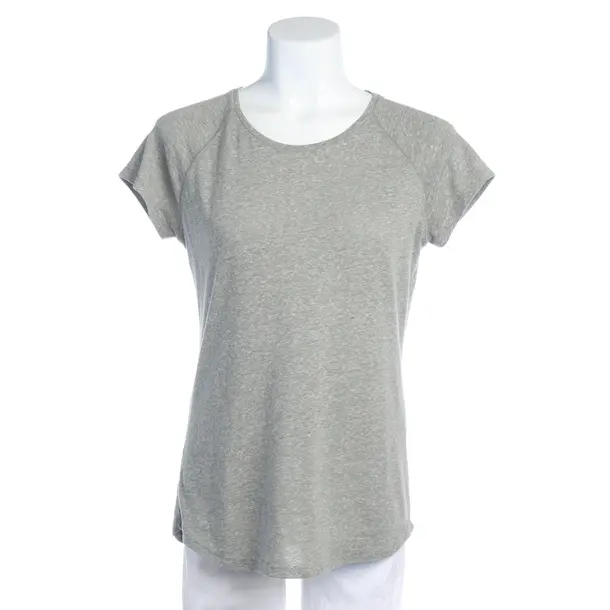 Shirt in Grau, Baumwolle, Closed