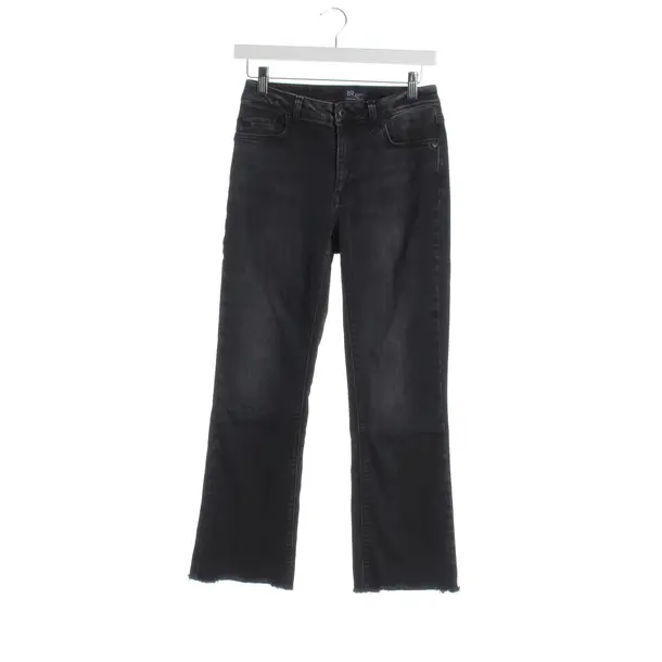 Bootcut Jeans in Black, Cotton, Raffaello Rossi