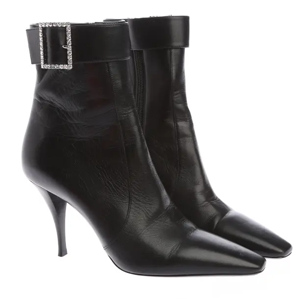 Stiefeletten in Schwarz, , Saint Laurent