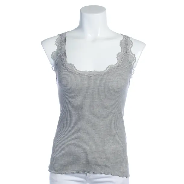 Top in Grau, Seide, Rosemunde