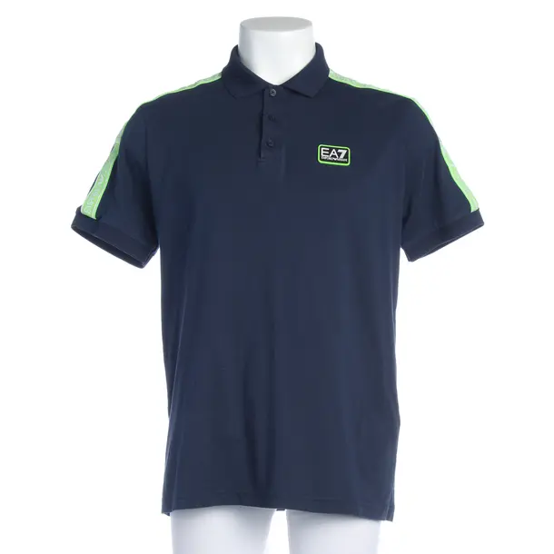 Polo Shirt in Blue, Cotton, Emporio Armani