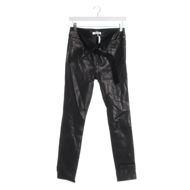 Hose in Schwarz, Leder, Frame