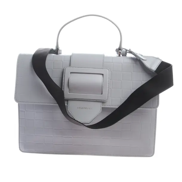 Handbag in Gray, Leather, Emporio Armani