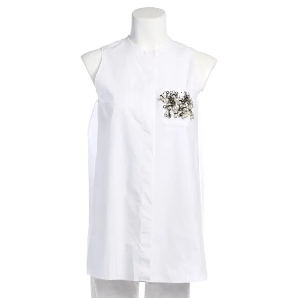 Blouse in White, Cotton, Dorothee Schumacher