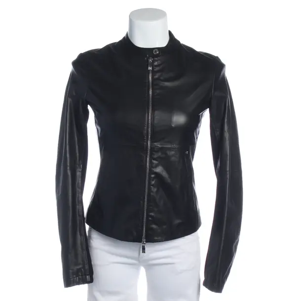 LeatherJacket in Black, Leather, Armani Jeans