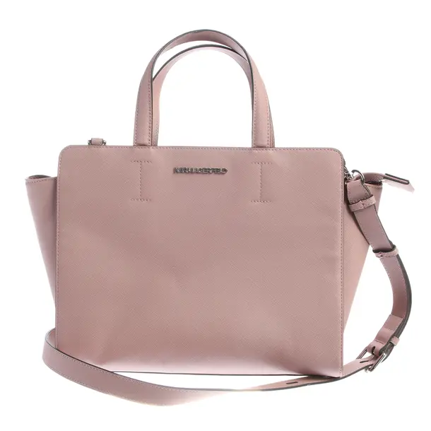 Handbag in Pink, Leather, Karl Lagerfeld