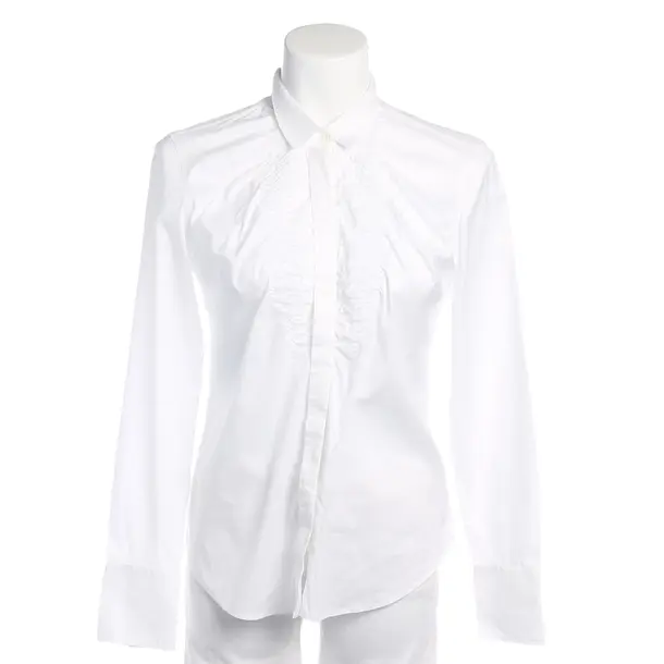 Bluse in Weiß, Baumwolle, Hugo Boss Black Label