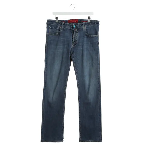 Straight Fit Jeans in Blue, Cotton, Jacob Cohen