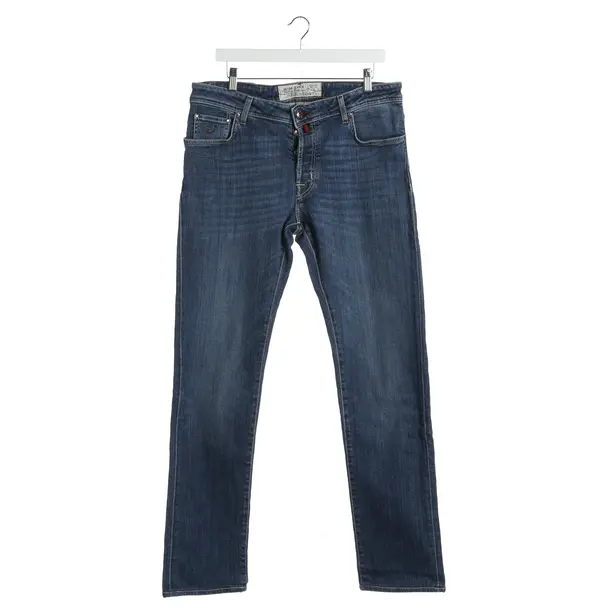 Straight Fit Jeans in Blue, Cotton, Jacob Cohen