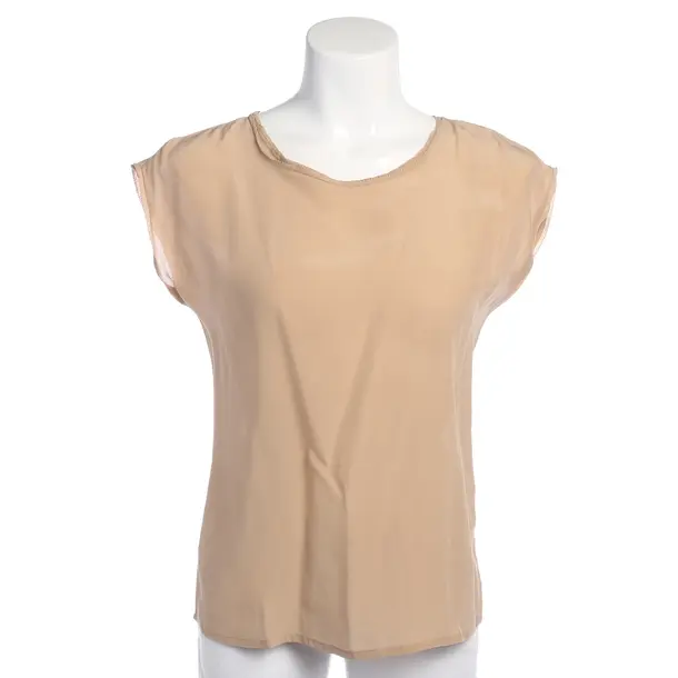 Shirt in Braun, Seide, Mrs & Hugs