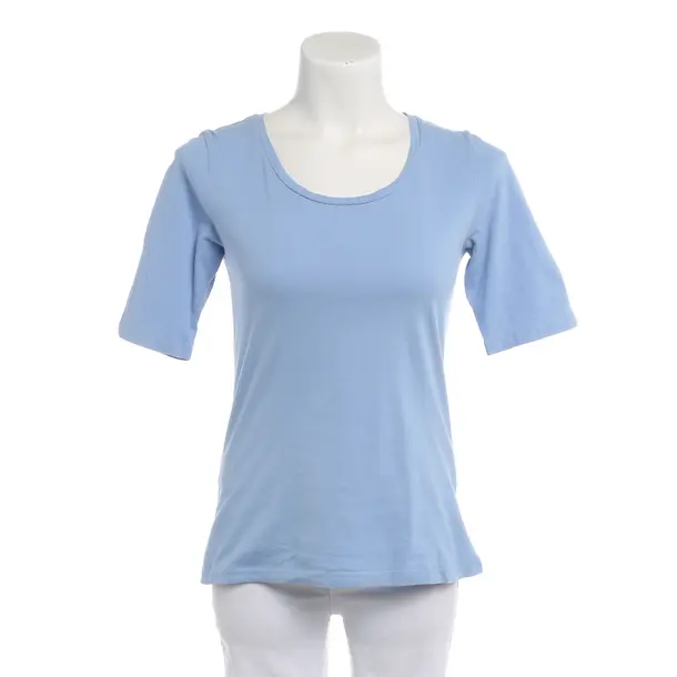 Shirt in Blue, Cotton, Closed