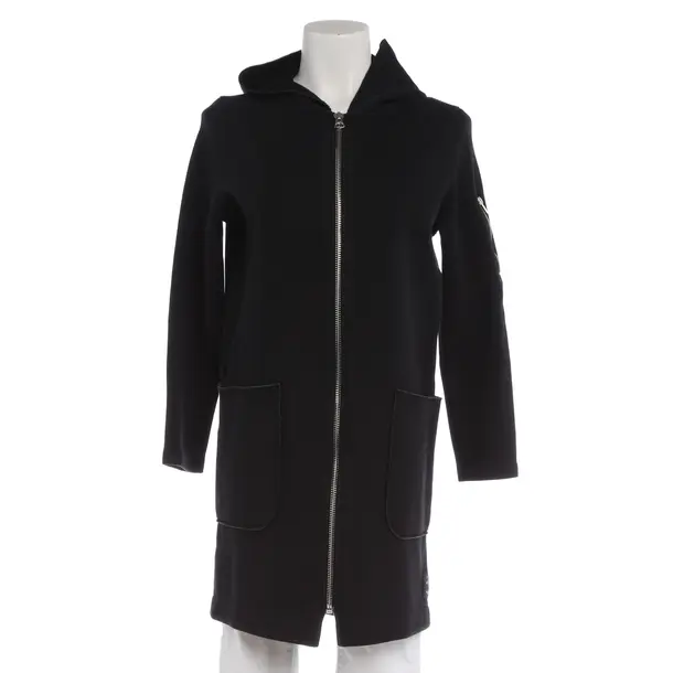 Zip-up Hoodie in Black, Cotton, Marc O'Polo Denim