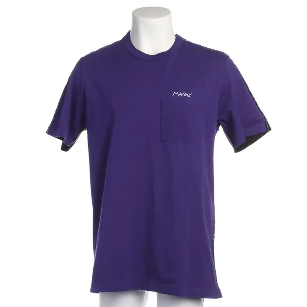 T-Shirt in Black, Cotton, Marni