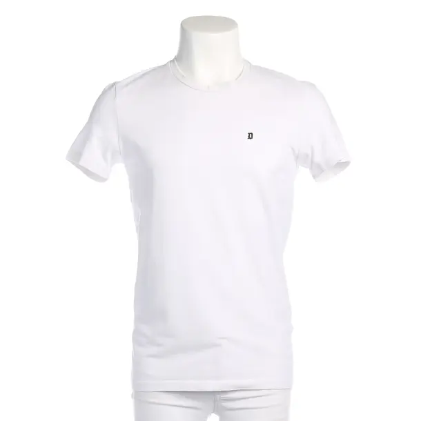 T-Shirt in White, Cotton, Dondup