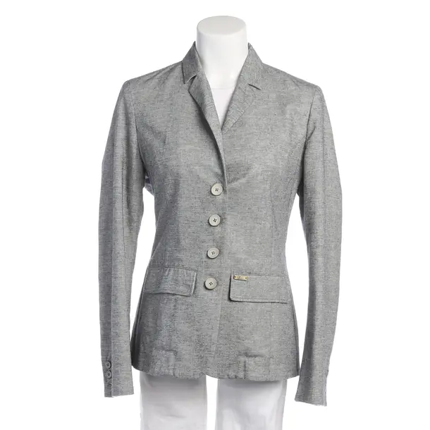 Blazer in Gray, Cotton, Luis Trenker