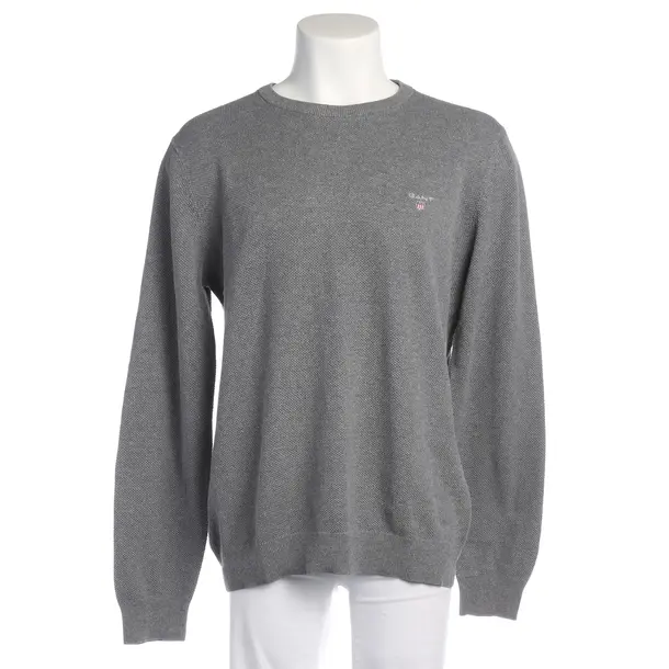 Pullover in Grau, Baumwolle, Gant