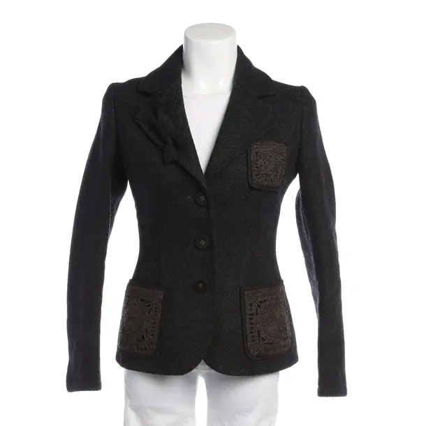 Blazer in Gray, Wool, Prada