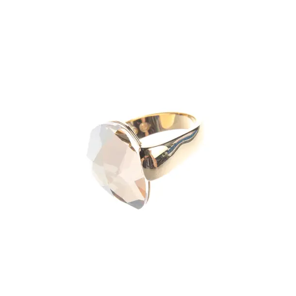 Ring in Metallic, Metal (metallic, metallized), Swarovski