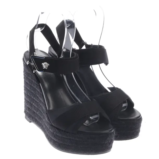 Wedges in Schwarz, , Versace