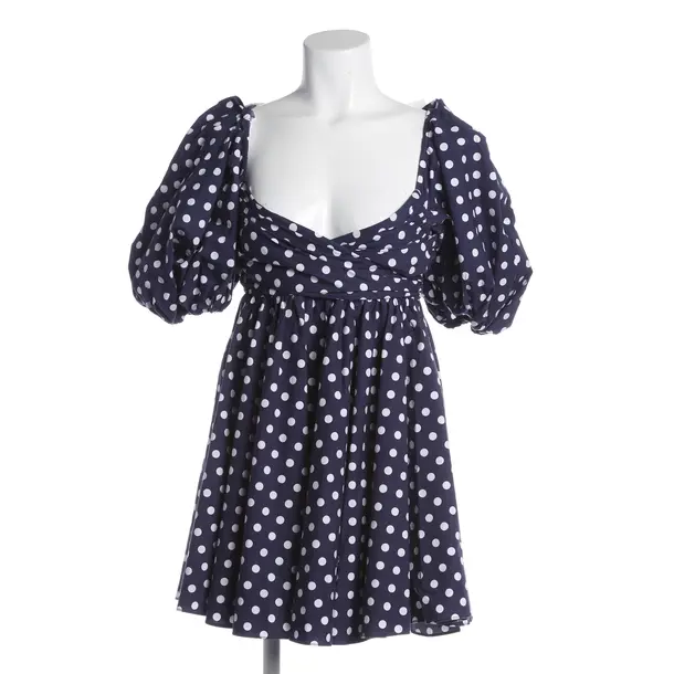 Dress, in Navy, Cotton, Caroline Constas