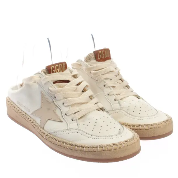 Mules, in White, Golden Goose