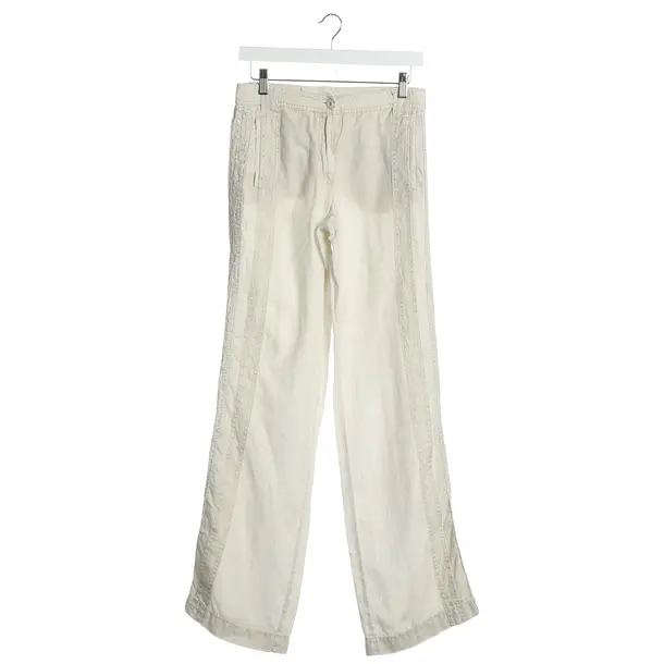 Pants in White, Cotton, Marc Cain