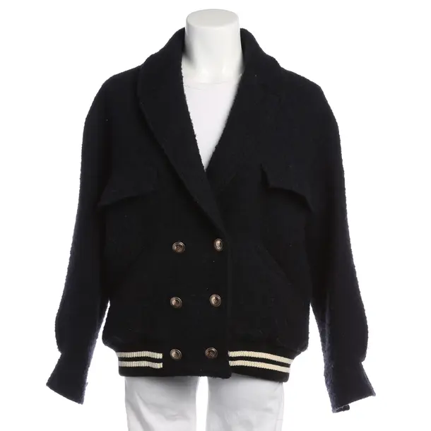 Übergangsjacke in Blau, Baumwolle, Sandro
