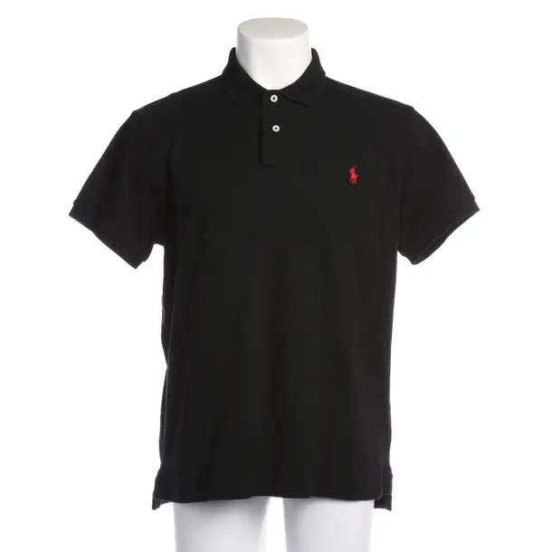 Poloshirt in Schwarz, Baumwolle, Polo Ralph Lauren