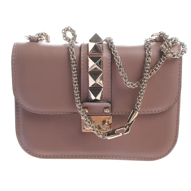 Shoulder Bag in Pink, Leather, Valentino