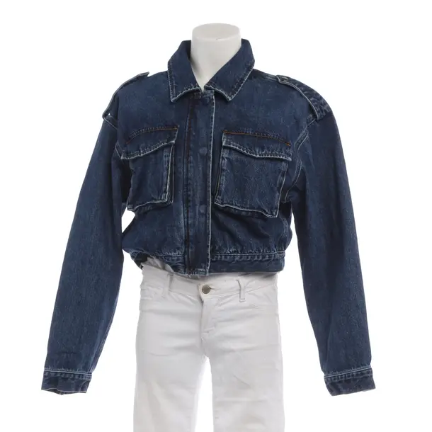 Denim Jacket in Blue, Cotton, self-portrait