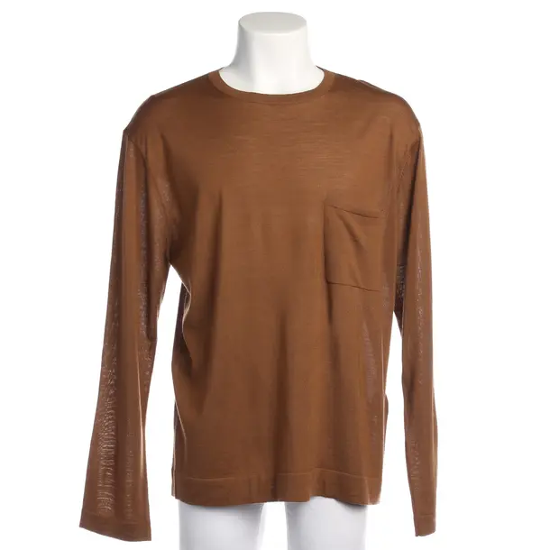 Jumper in Brown, Wool, Closed