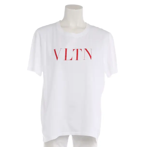 Shirt in Weiß, Baumwolle, Valentino
