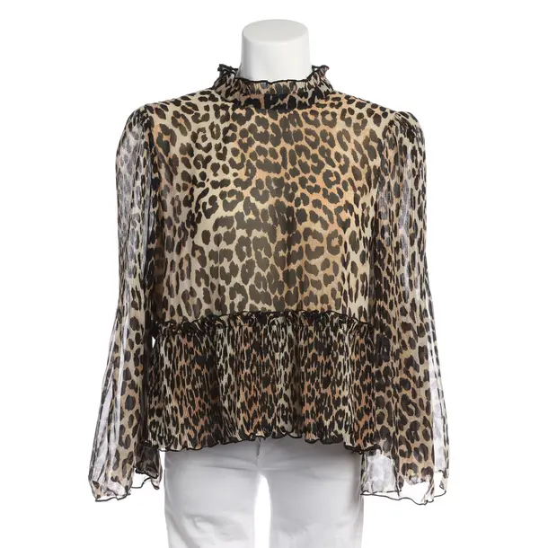 Bluse in Mehrfarbig, Polyester, Ganni