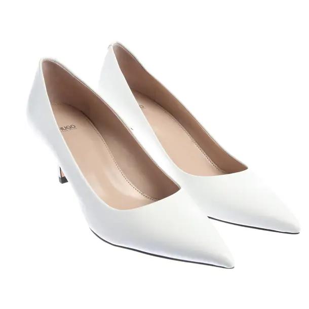 Pumps in Weiß, , Hugo Boss