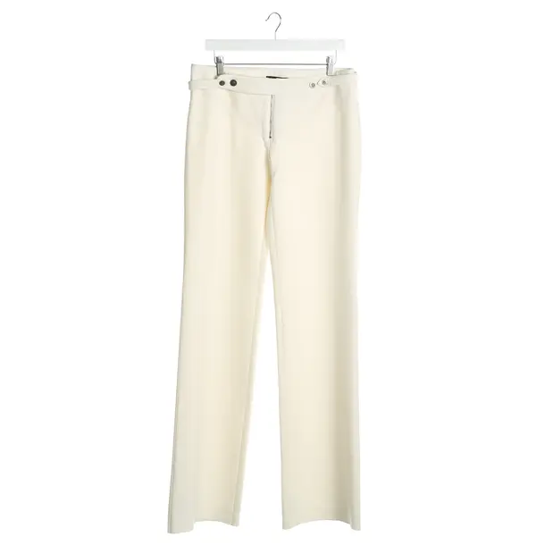 Pants in White, Polyester, Versace Jeans Couture