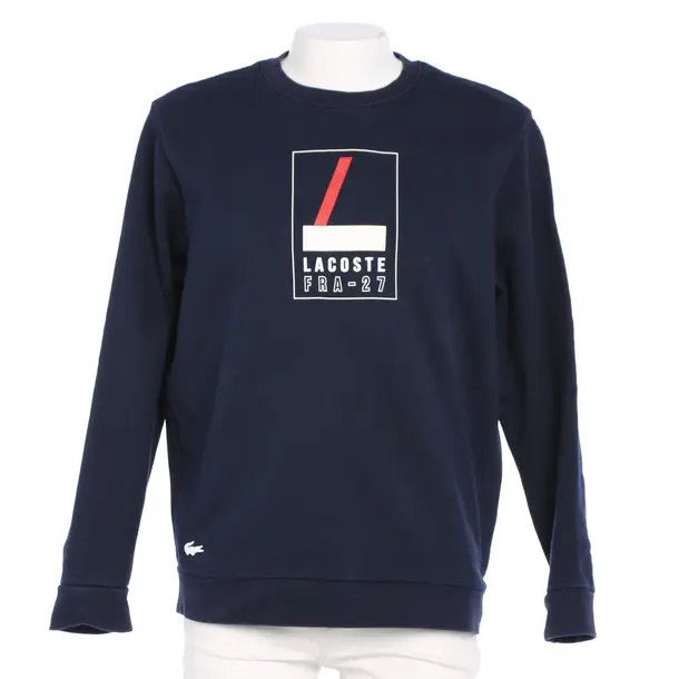 Sweatshirt in Blau, Baumwolle, Lacoste
